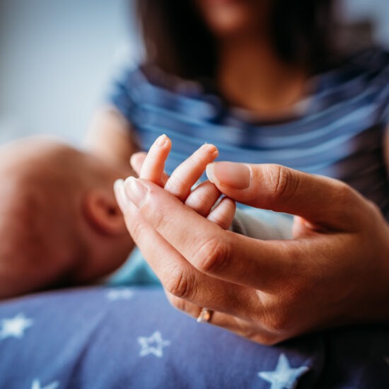 In-home newborn photo shoot